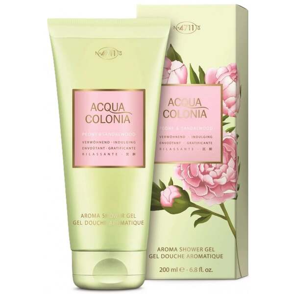 4711 Peony & Sandalwood shower gel 200ml, UK version