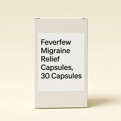 Holland & Barrett Holland & Barrett Feverfew Migraine Relief 30 Capsules 100mg- Buy online at McGrocer