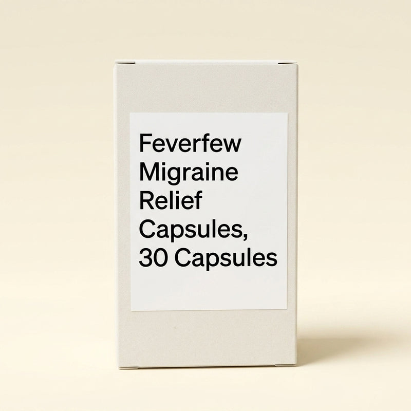Holland & Barrett Feverfew Migraine Relief 30 Capsules 100mg