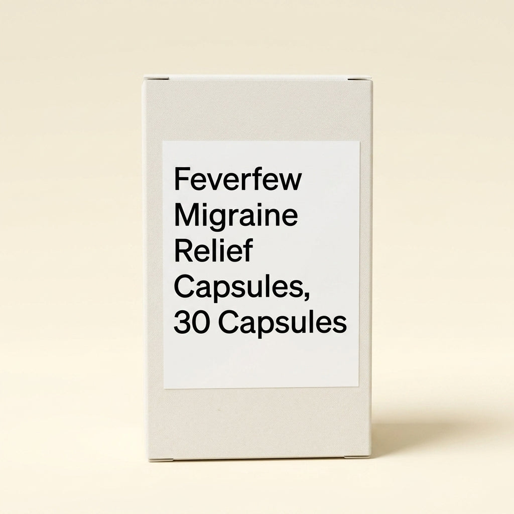Holland & Barrett Feverfew Migraine Relief 30 Capsules 100mg