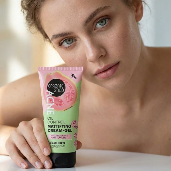 Organic Shop Acne Mattifying Cream-Gel 50ml, imported from the UK