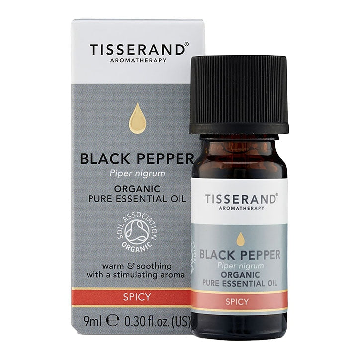 Tisserand Black Pepper Organic Pure Essential Oil 9ml Pure Essential Oils Holland&Barrett   