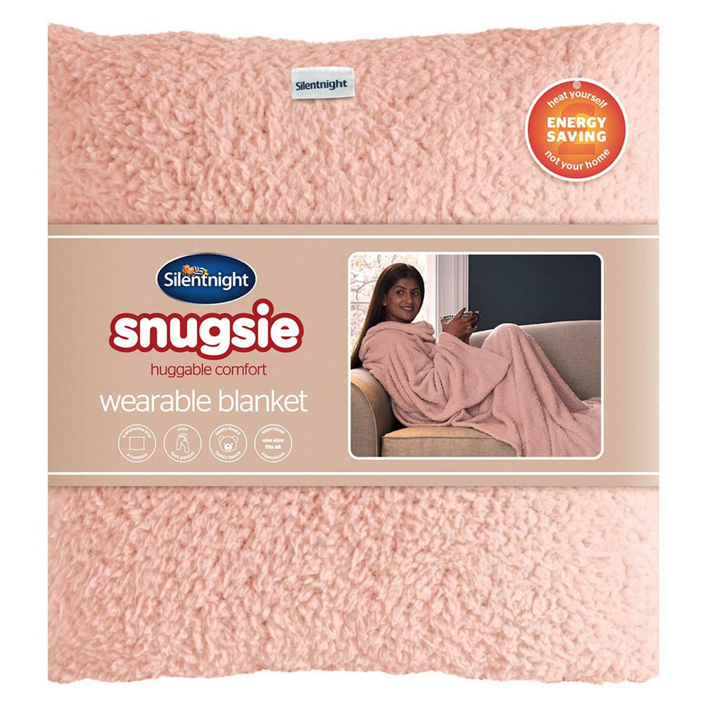 Silentnight Snugsie Wearable Blanket Blush