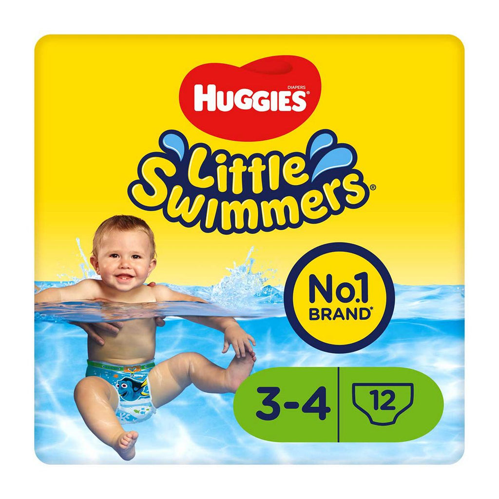 Huggies Little Swimmers, Size 3-4, 12 Pants, 7kg-15kg