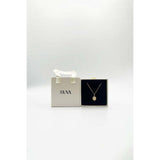 SVNX pink stone pendant necklace stainless steel - British product