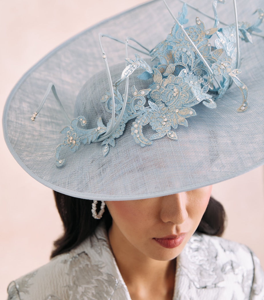 Vivien Sheriff appliqué equestrian hat, UK version