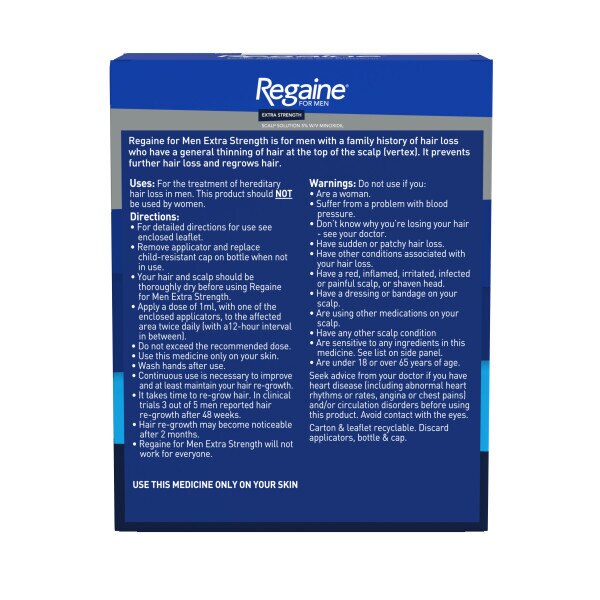 Regaine for Men Hair Loss & Re-Growth Scalp Solution 60ml GOODS Superdrug   