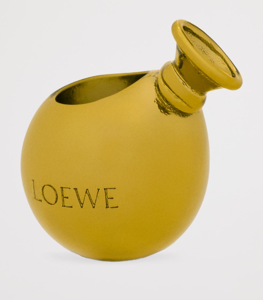 LOEWE brass balloon dice charm 1.5cm x 2cm, UK version