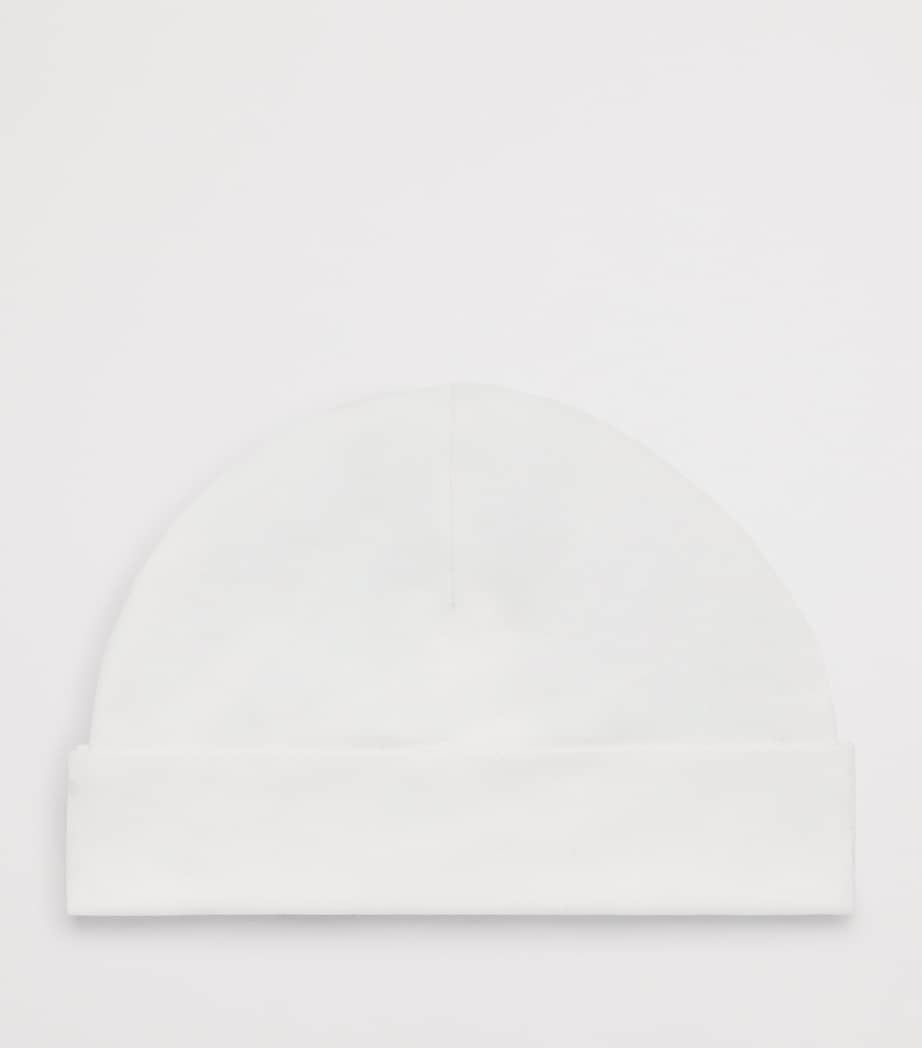 Paint My Dreams cotton embroidered X beanie (British brand)