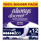 Always Discreet Incontinence Pads Plus Women Ultimate Day x12 GOODS Boots   