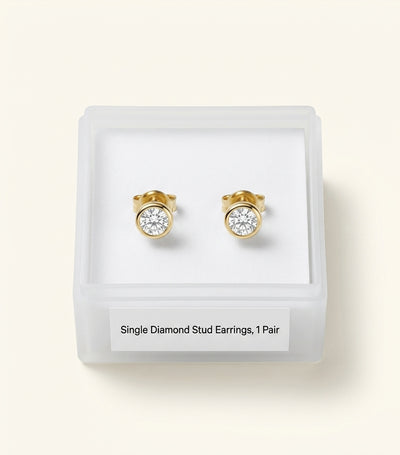 Harrods Cartier White, Yellow, Rose Gold and Diamond Trinity Earrings- Buy online at McGrocer