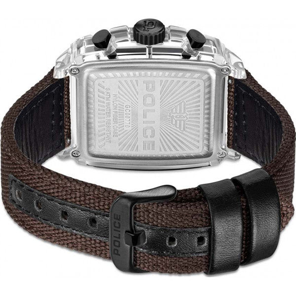 Police Black Mens Clout Watch - British product