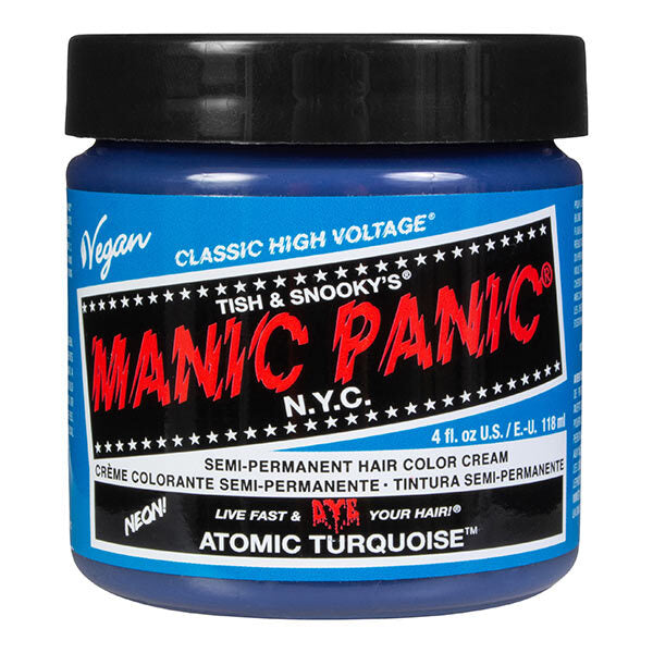 Manic Panic hair dye Atomic Turquoise 118ml, imported from the UK