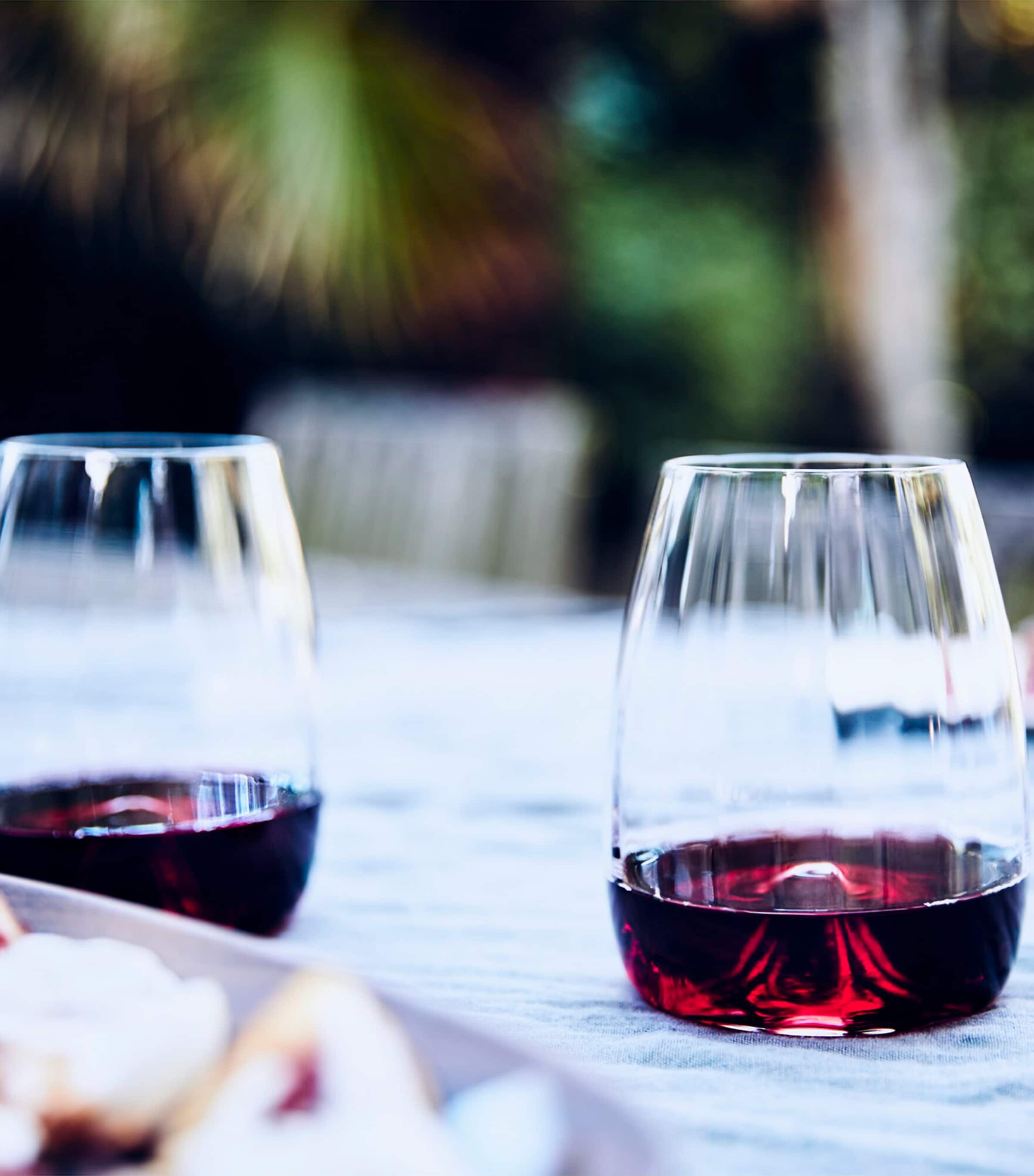 Waterford Elegance Optic stemless wine glasses set of 2 520ml (British brand)