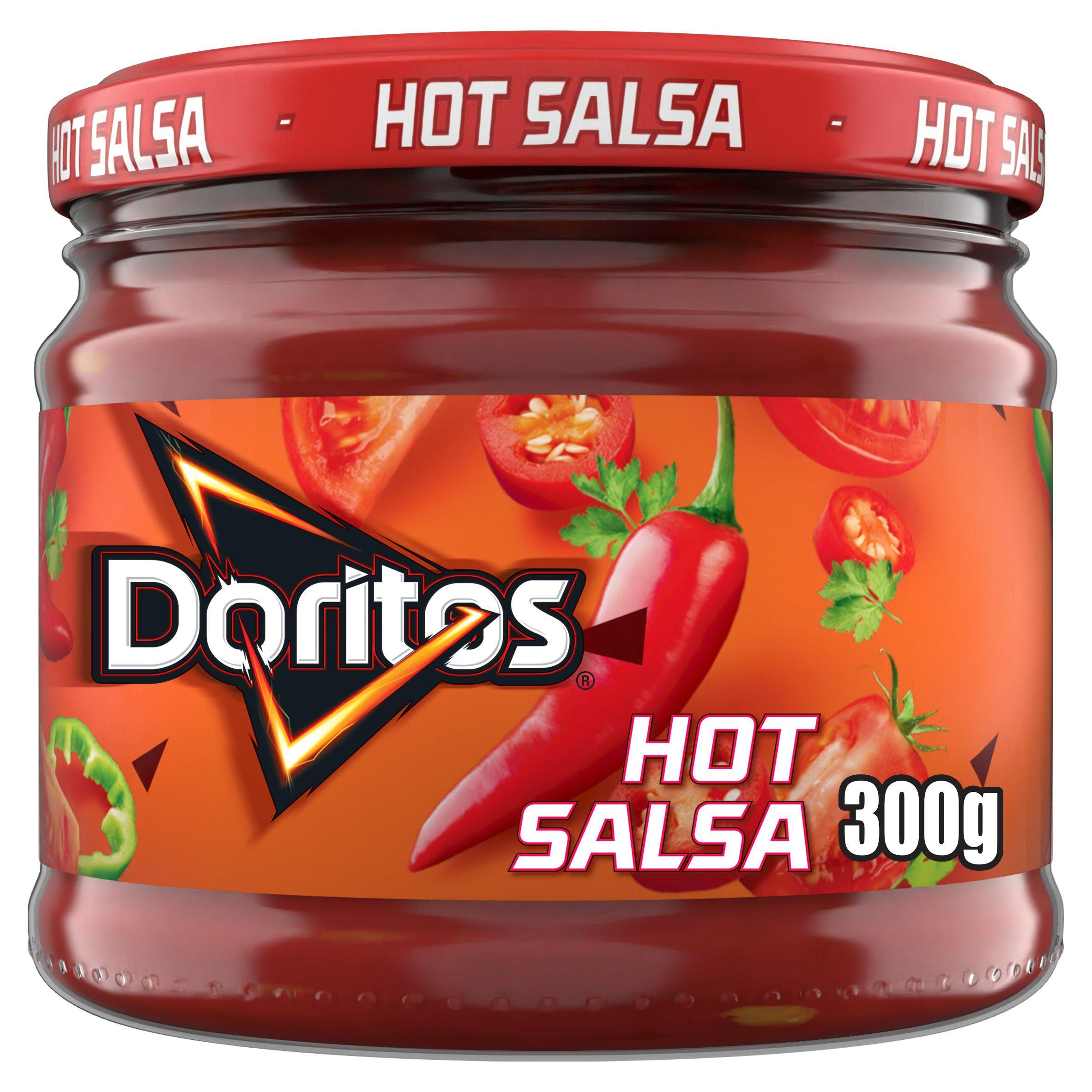 Doritos Hot Salsa Sharing Dip 300g Tortilla chips Sainsburys   