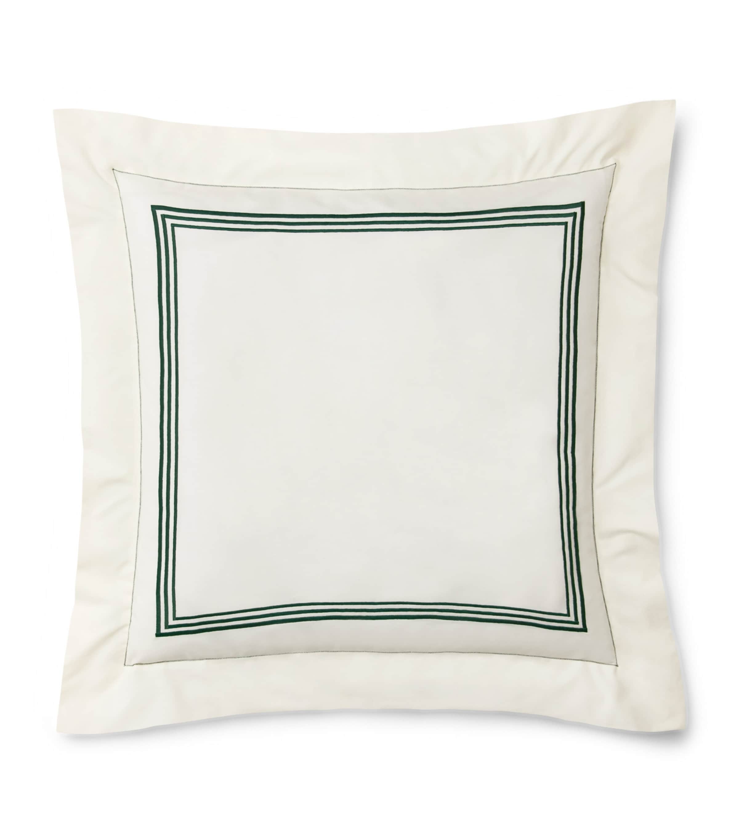 Pratesi Tre Righe square pillowcase 65cm (British brand)