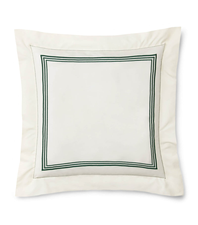 Pratesi Tre Righe square pillowcase 65cm (British brand)