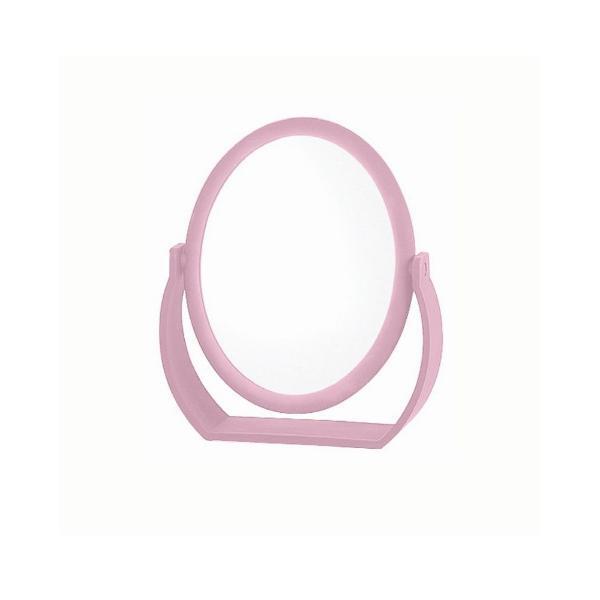 Danielle Creations pink oval soft touch vanity mirror (British brand)