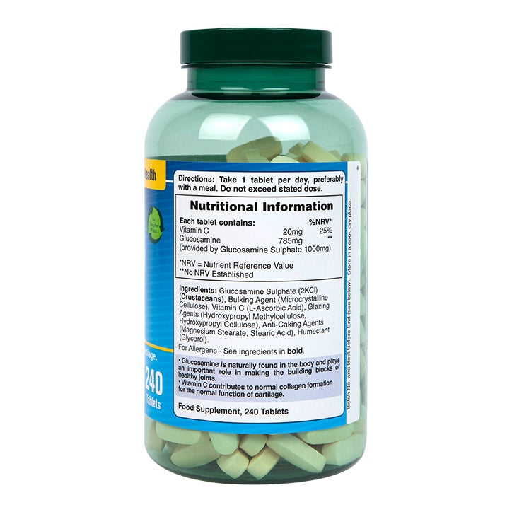 Holland & Barrett Glucosamine Sulphate 1000mg 240 Tablets GOODS Holland&Barrett   