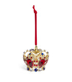 Harrods crown tree decoration red white blue gemstones - British product