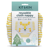 Kit & Kin Reusable Cloth Nappy (Tiger Design) Baby Accessories & Cleaning Boots   