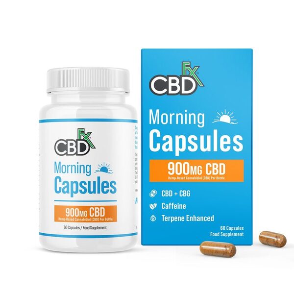 CBDfx Morning Capsules - 900mg CBD GOODS Superdrug   