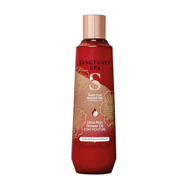 Sanctuary Spa Ruby Oud Natural Oils Shower Oil (British brand)