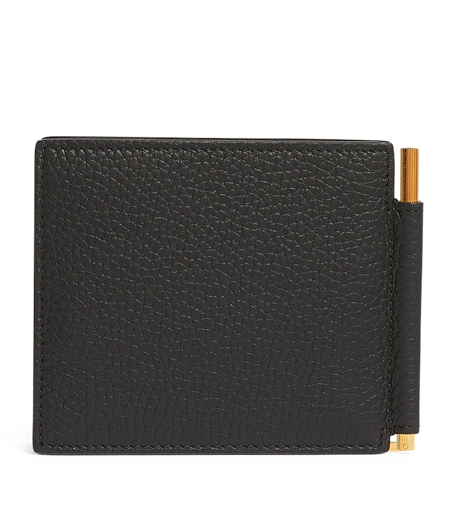 TOM FORD leather money clip wallet (British brand)