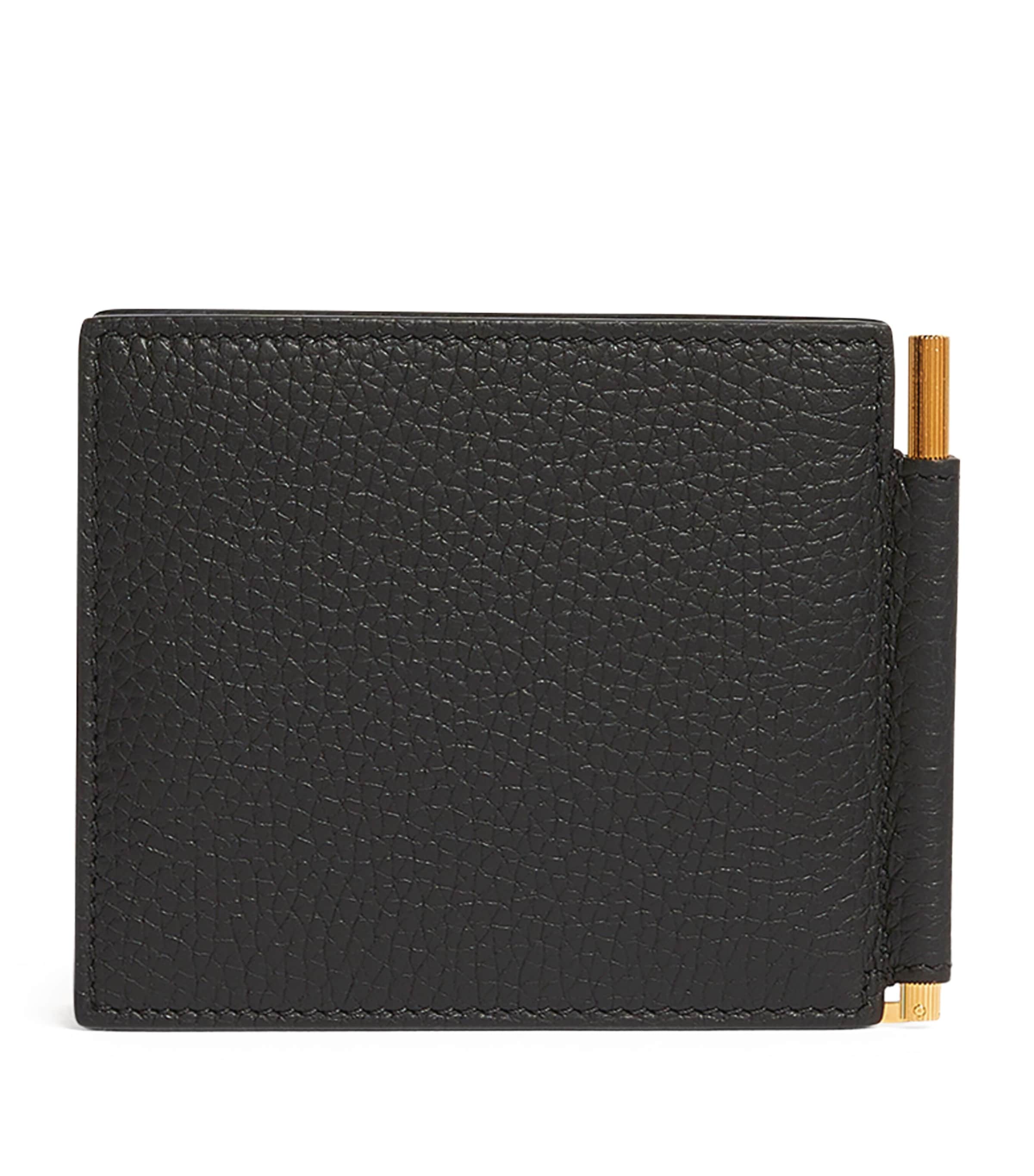 TOM FORD leather money clip wallet (British brand)