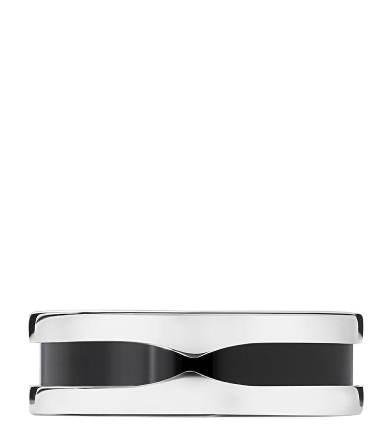 Bvlgari B.zero1 sterling silver ring (British brand)