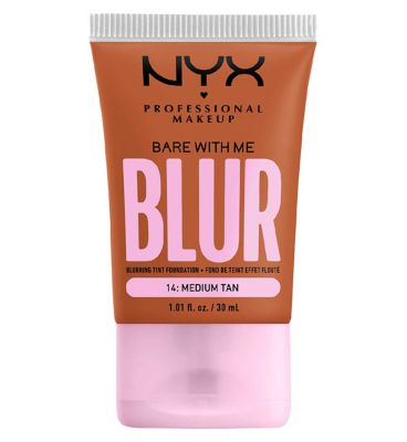 NYX Professional Makeup Bare With Me Blur Tint Foundation GOODS Boots medium tan  