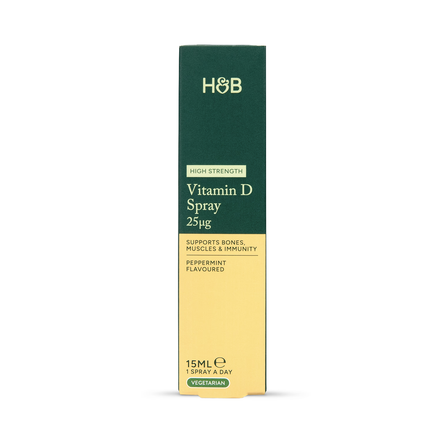 Holland & Barrett Vitamin D Spray Peppermint 15ml, imported from the UK
