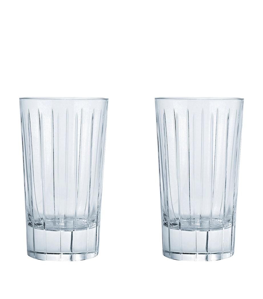 Christofle Iriana crystal highball glasses set of 2 270ml - British product