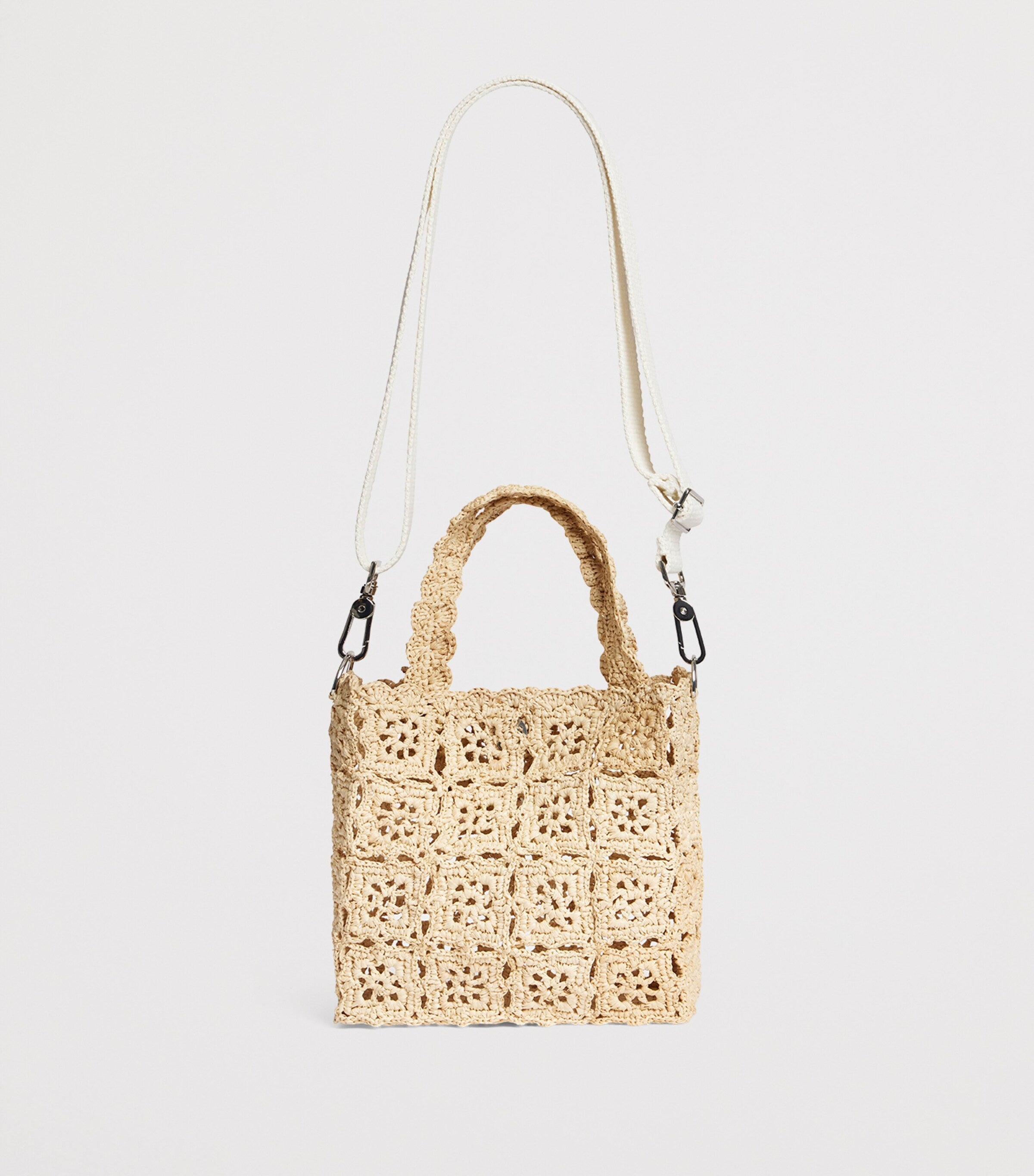 Bonpoint raffia top-handle bag - British product