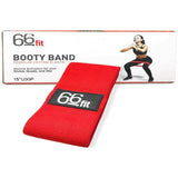 66fit Booty Band Loops - Mediun (Red)