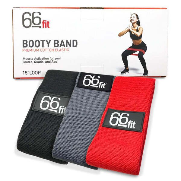 66fit Booty Band Loops - Mediun (Red)