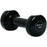 66fit Dumbbells 5kg - Black