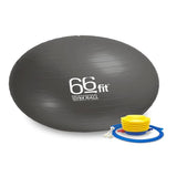 66fit Exercise Balls 60cm - Silver