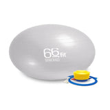 66fit Exercise Balls 60cm - Silver