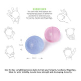 66fit Hand Massage Therapy Ball - Set of 2