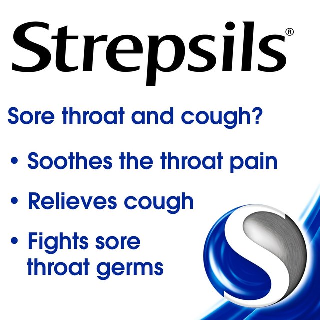 Strepsils Sore Throat & Cough Lozenges   24 per pack GOODS M&S   