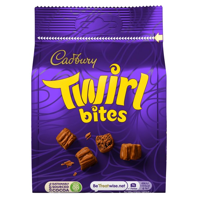 Cadbury Twirl Bites Chocolate Bag    109g GOODS M&S   