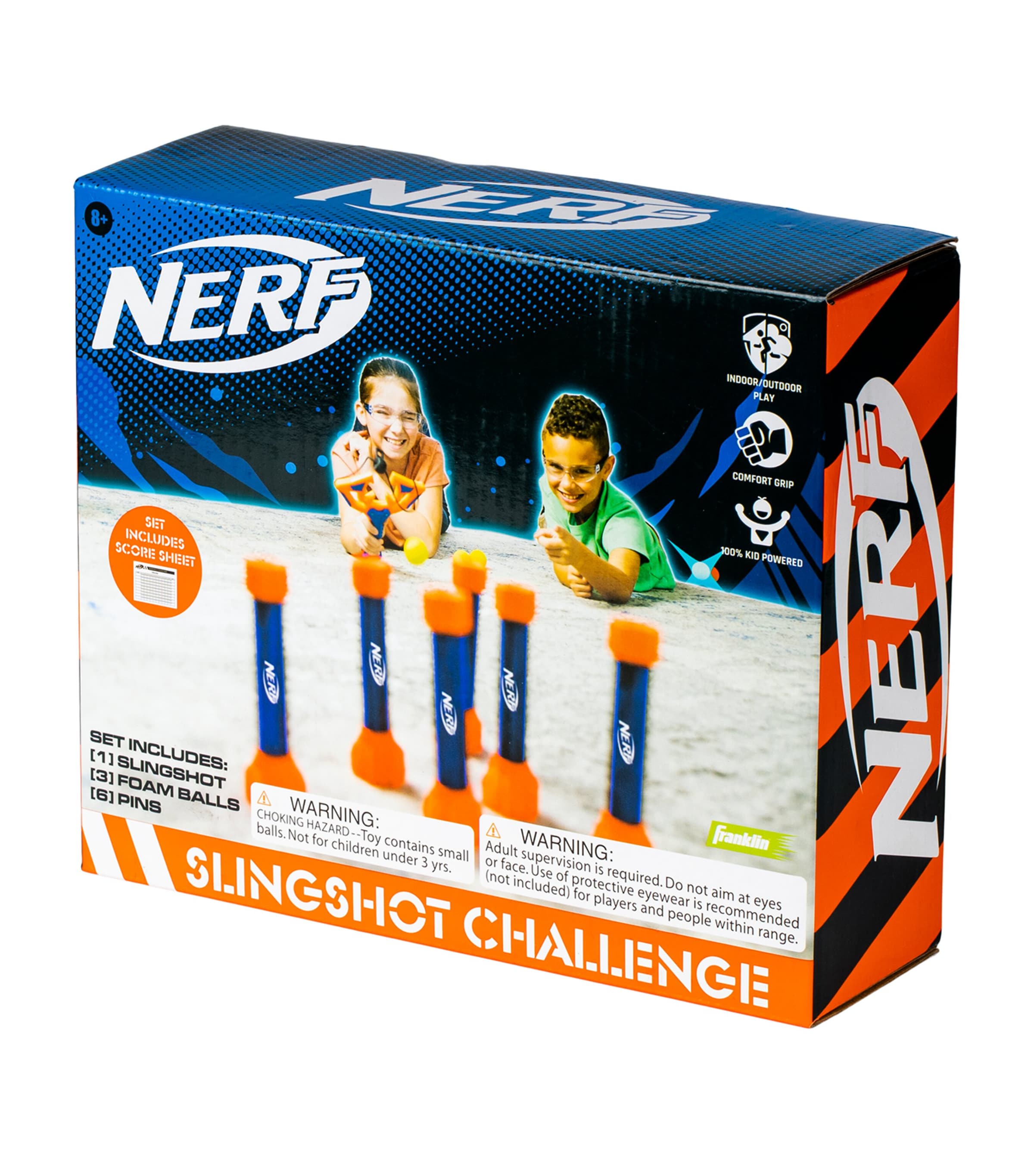 Nerf Slingshot Challenge toy slingshot game, imported from the UK