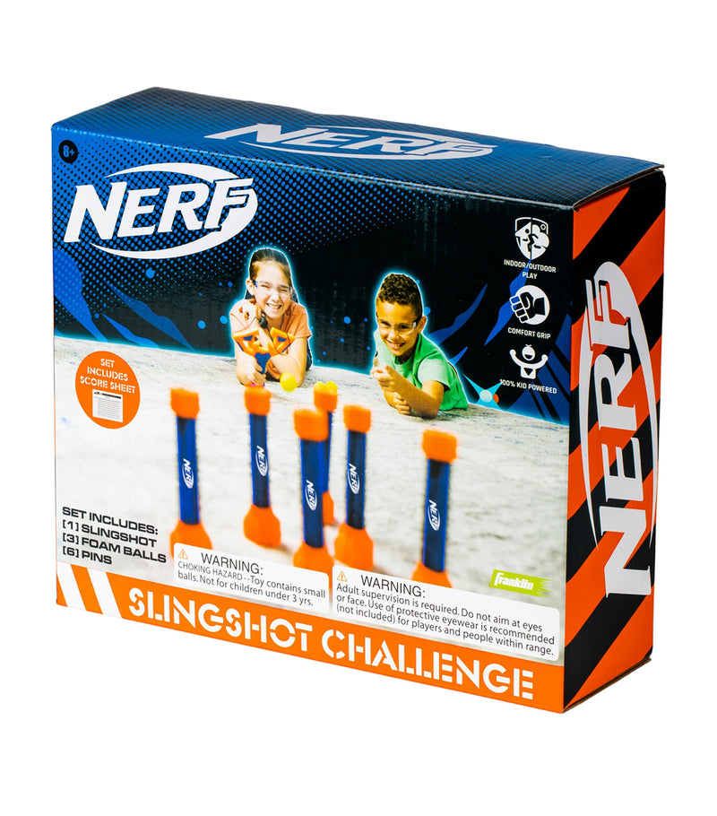Nerf Slingshot Challenge toy slingshot game, imported from the UK