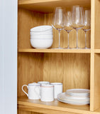 Richard Brendon bone china line bread plate 16cm, imported from the UK