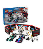 Lego F1 garage and Mercedes-AMG Alpine cars set, UK version