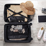 Livingandhome Hard-shell Cabin Case Easy-glide Wheels 55cm, UK version