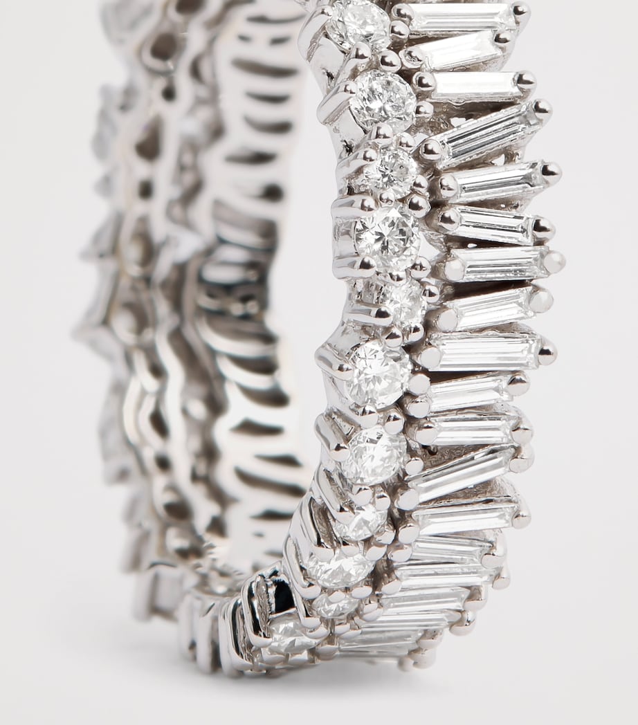 Suzanne Kalan Classic Short Stack eternity ring (British brand)