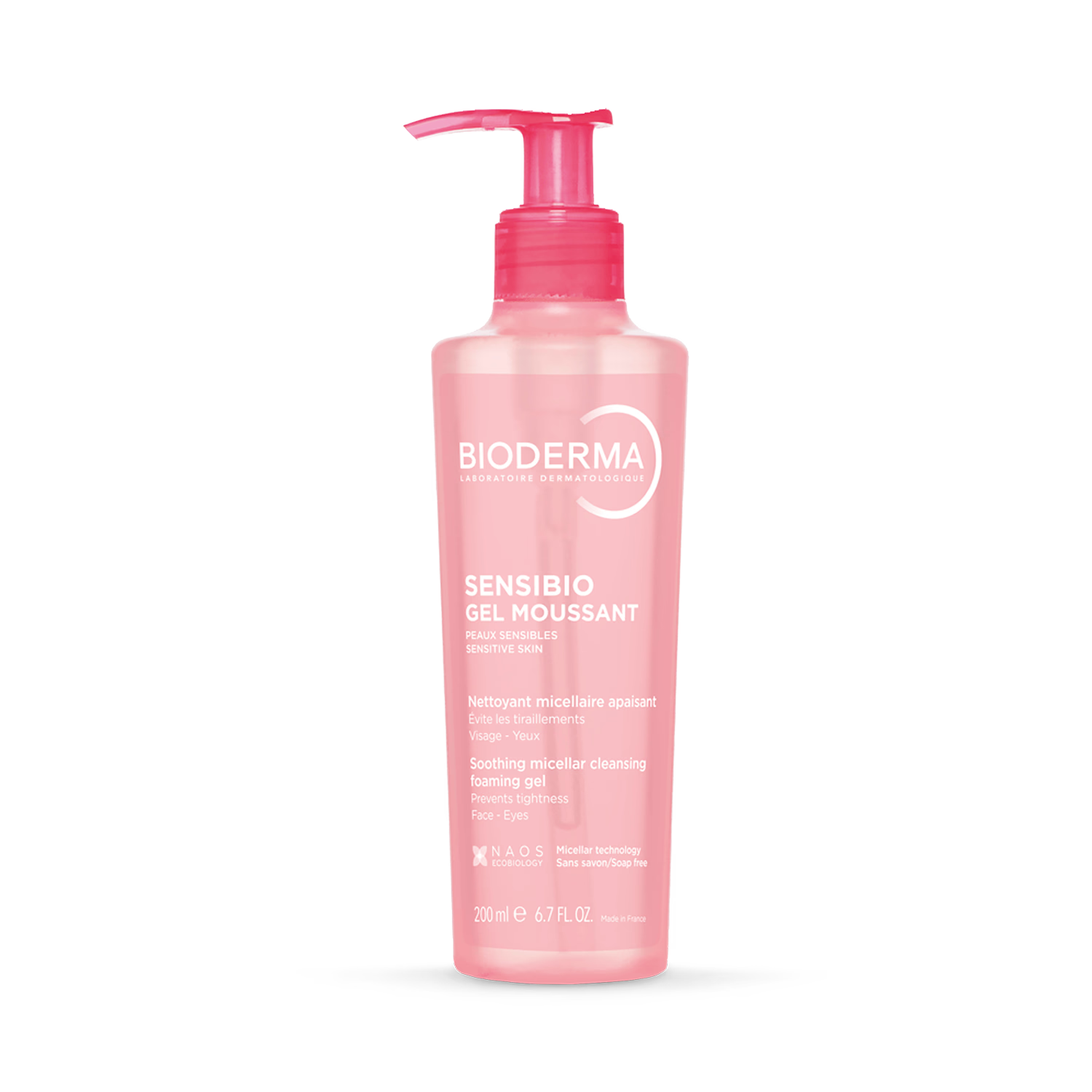 Bioderma Sensibio Foaming Gel face wash 200ml (British brand)