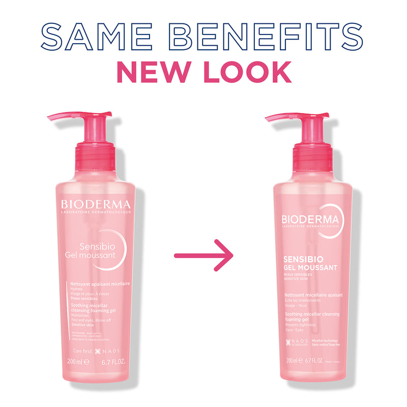 Bioderma Sensibio Foaming Gel face wash 200ml (British brand)